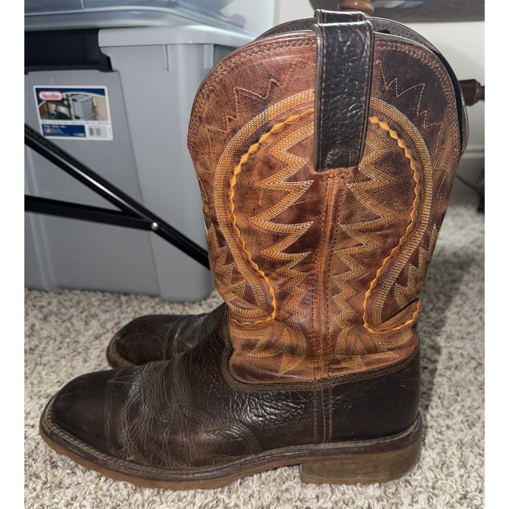 Durango Maverick Pro‎ 12" WP Western Boots Size 10 M Cimarron Brown DDB0299 NICE